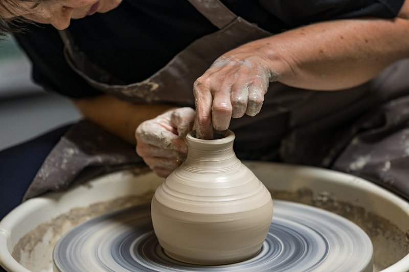 pottery M